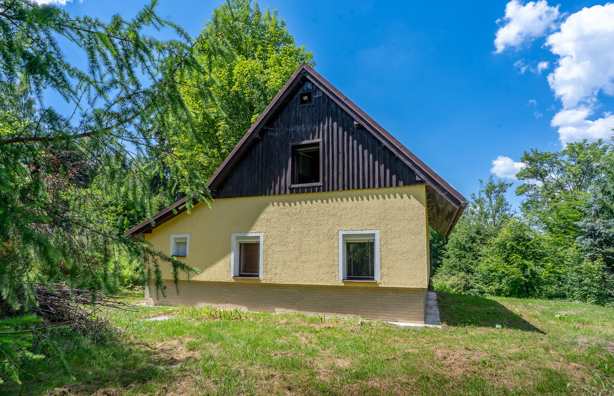 Pohled na chalupu